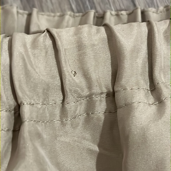 deRoo Silky Tuxedo Stripe Track Pants in Tan - Picture 4 of 5